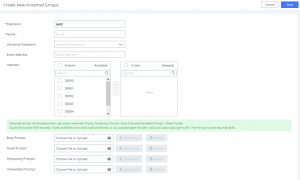 Voicemail - Documentation Center