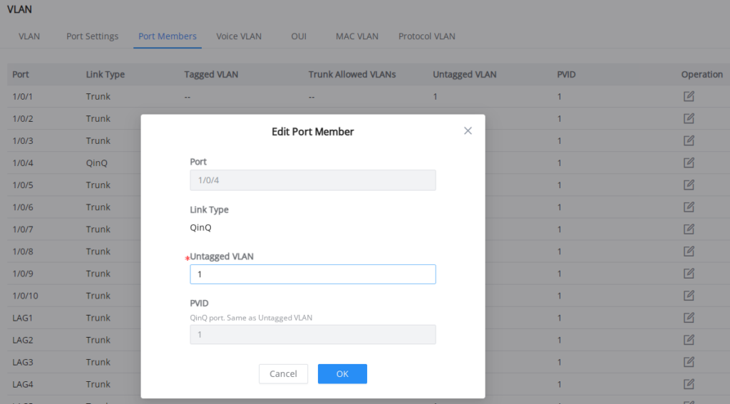 GWN780x(P) VLAN Port Settings (FP2A) - Documentation Center