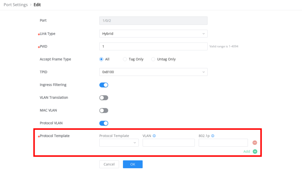 GWN780x(P) VLAN Port Settings (FP2A) - Documentation Center