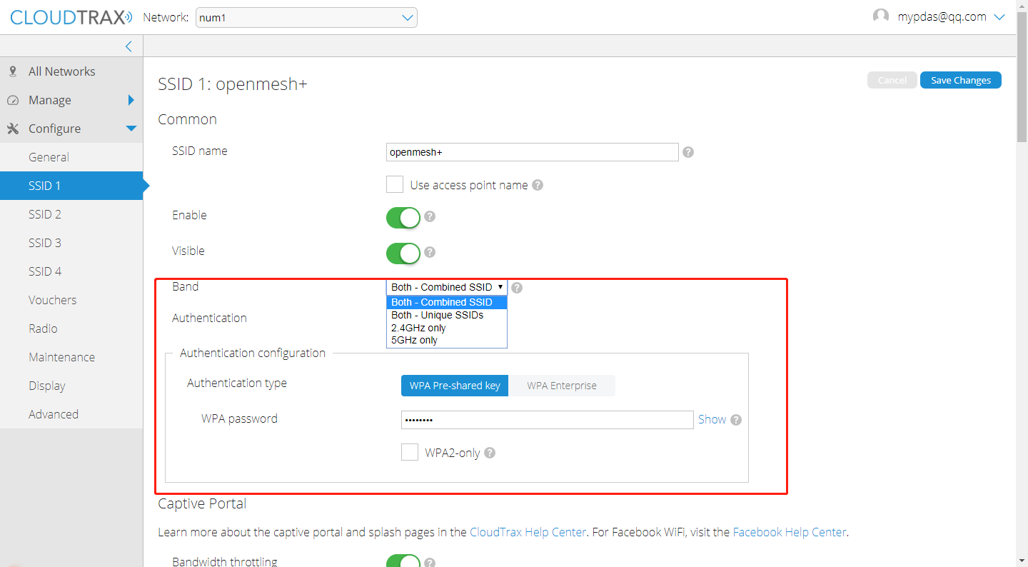 CloudTrax-Edit-SSID - Documentation Center