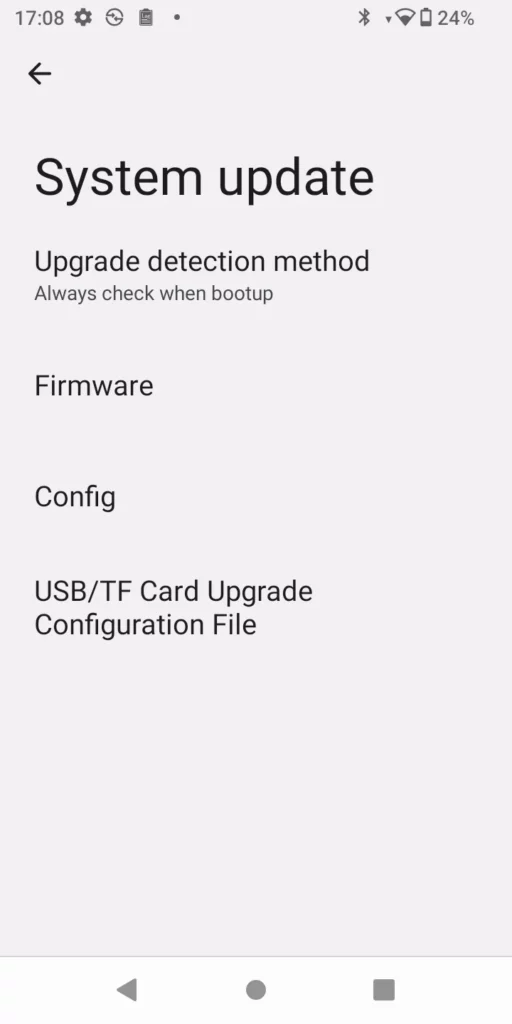 System update - Documentation Center