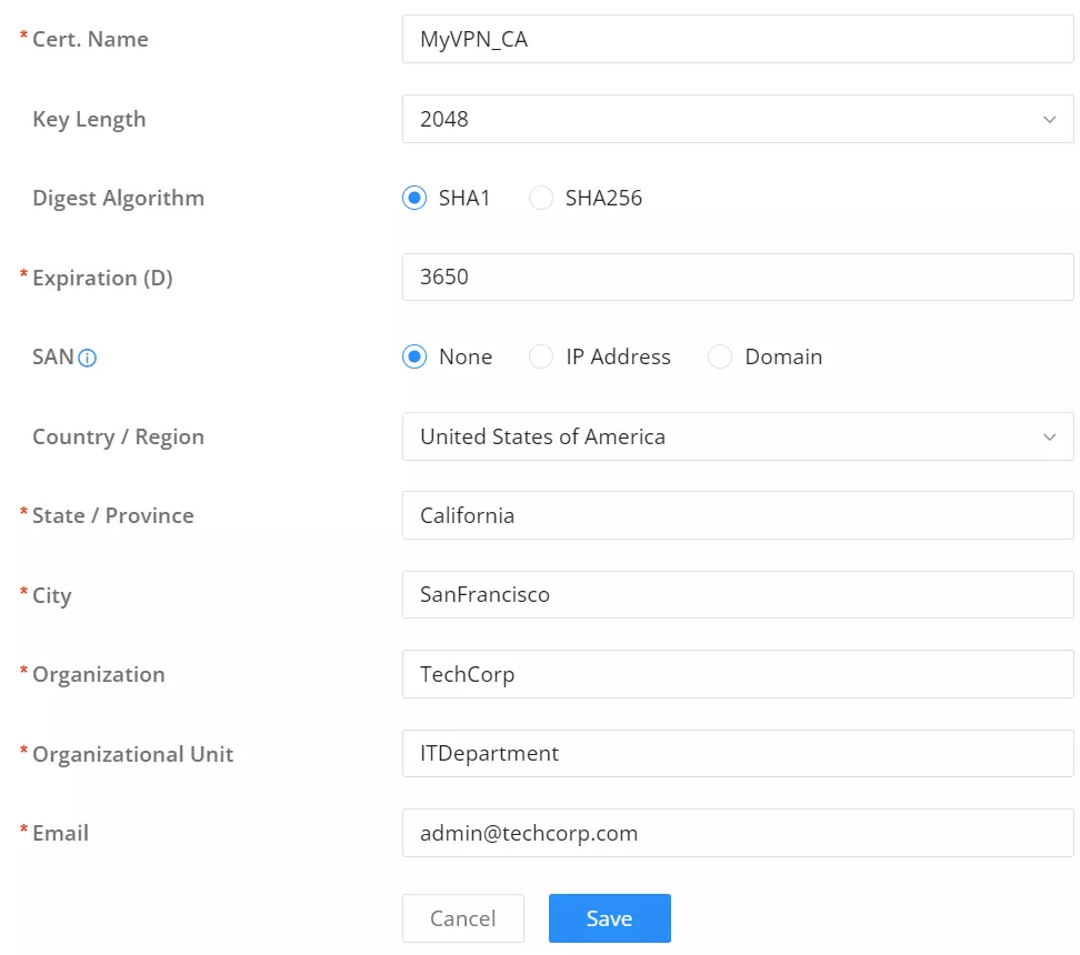 OpenVPN®-add-CA-certificate - Documentation Center