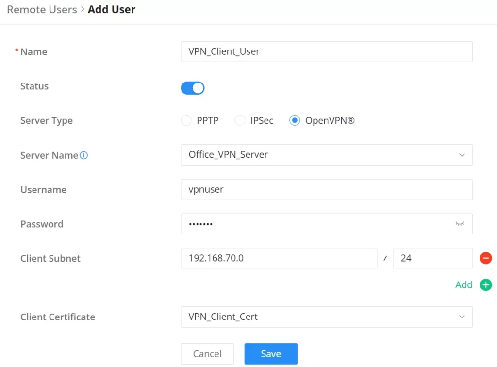 OpenVPN®-add-VPN-user-1 - Documentation Center