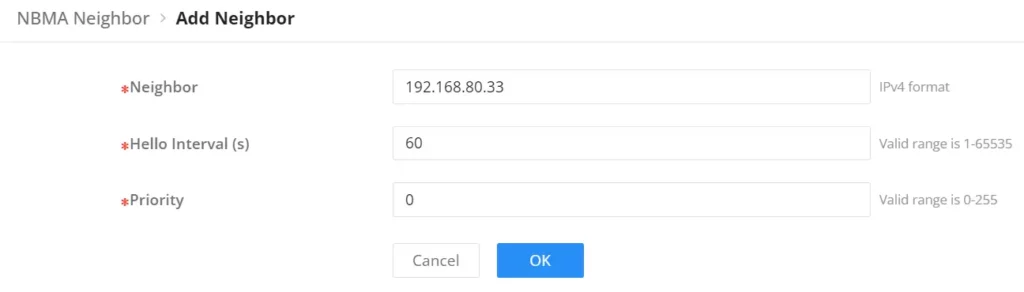 ospf-nbma-add - Documentation Center