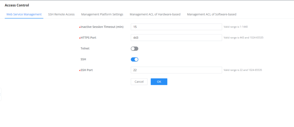 GWN78xx(P) Basic Settings page (revision) - Documentation Center
