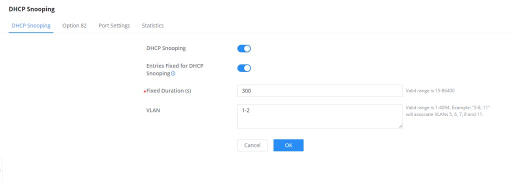 GWN Switch Add local user of mac based - Documentation Center