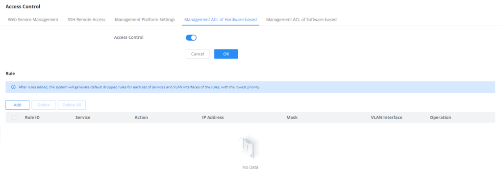GWN78xx(P) Basic Settings page (revision) - Documentation Center