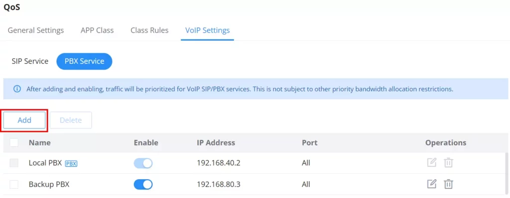 PBX-service - Documentation Center