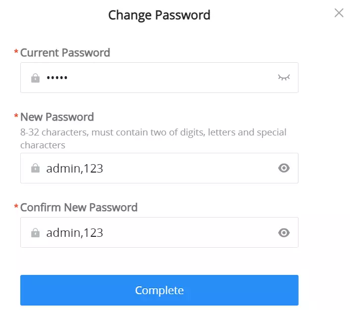 change-password-2 - Documentation Center