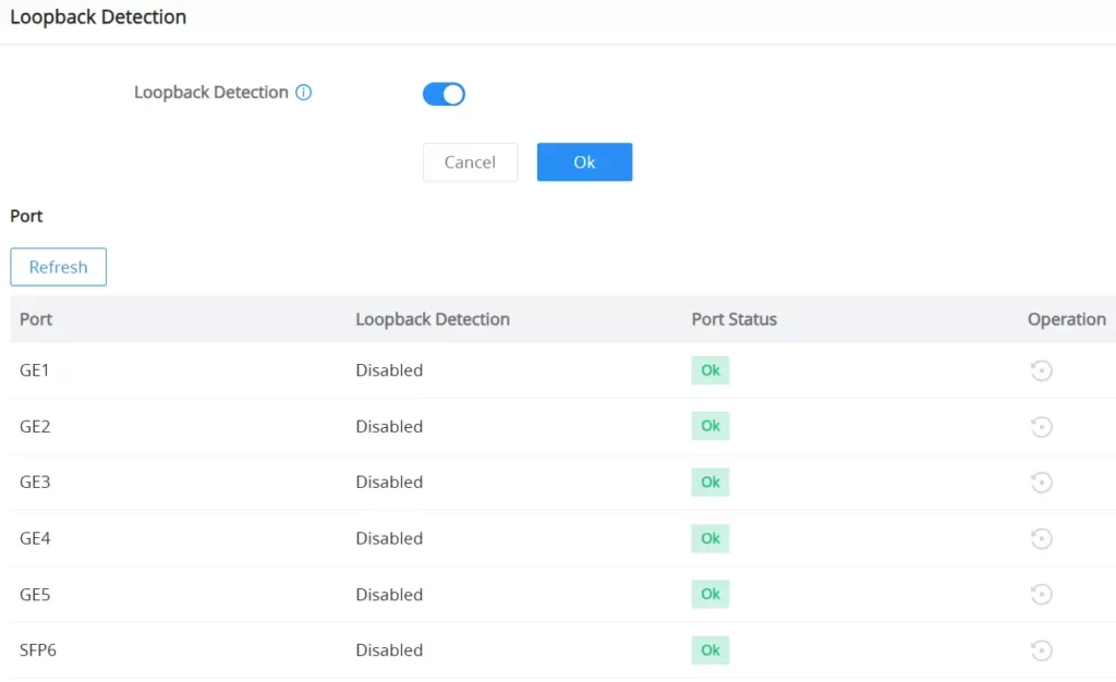 gwn771x-loopback-detection - Documentation Center