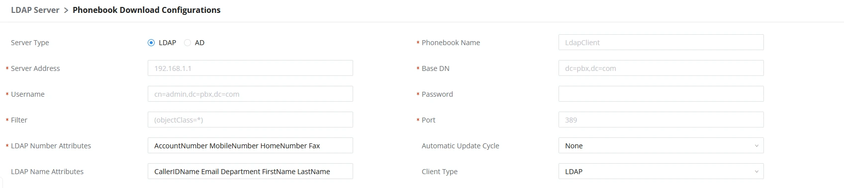 LDAP-Client - Documentation Center