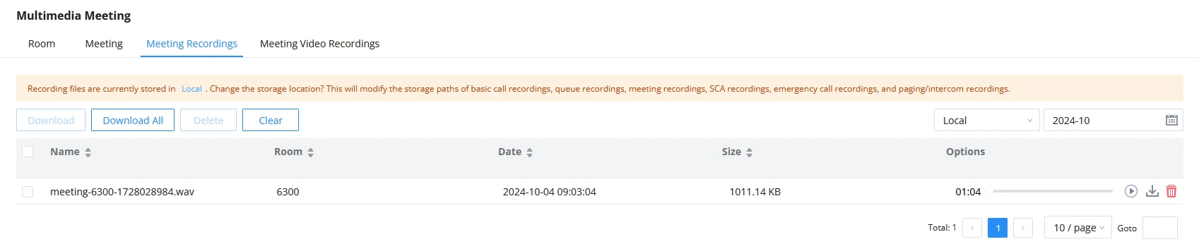 Meeting-Recordings - Documentation Center