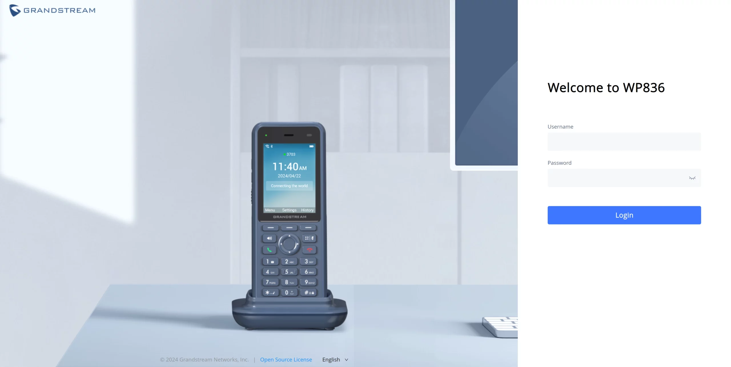 WP836_LOGIN - Documentation Center
