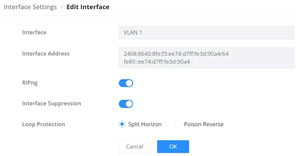 ripng-edit-interface - Documentation Center