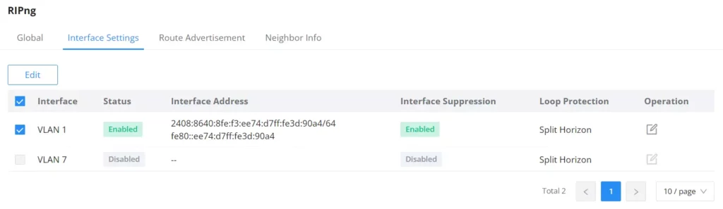 ripng-interface-settings - Documentation Center
