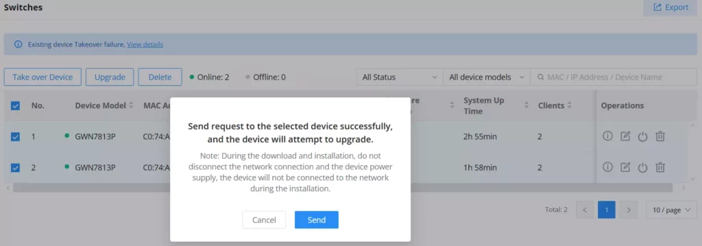 router-switch-management-upgrade - Documentation Center
