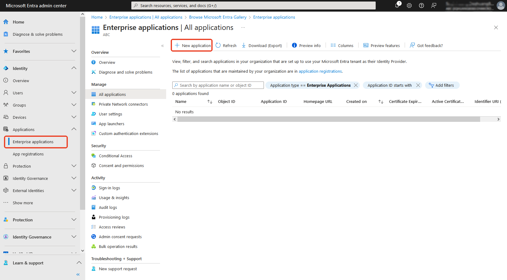 1-New Application - Documentation Center