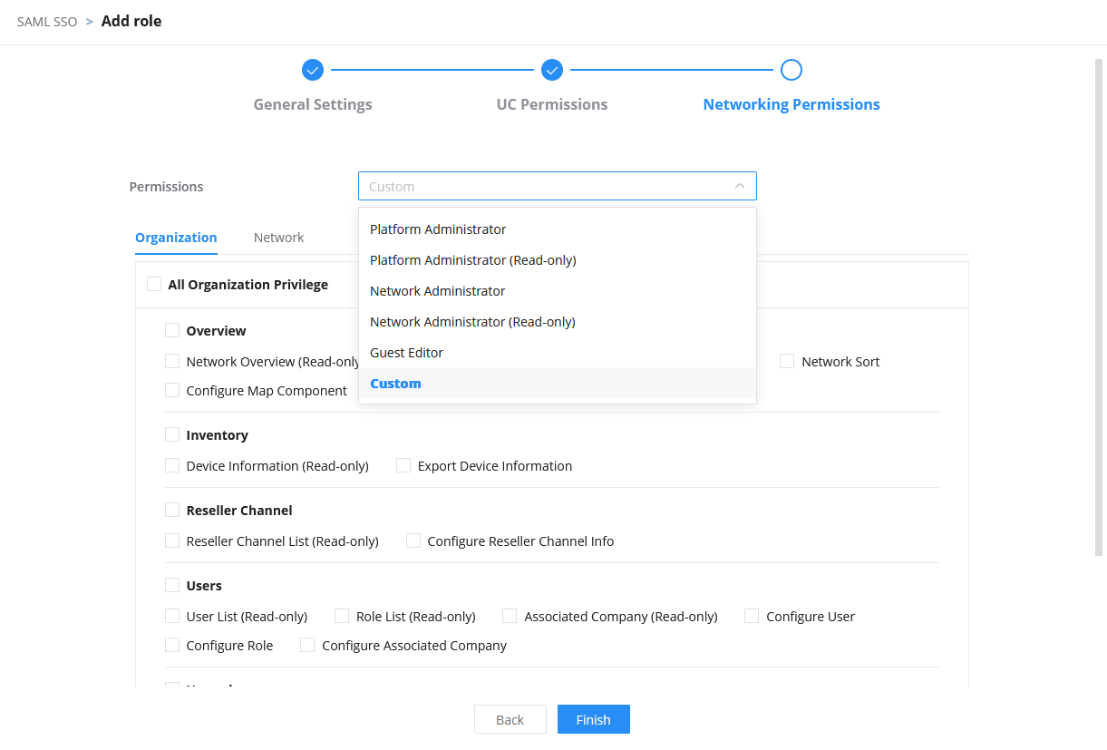 GDMS SAML SSO Add Role Parameters - Documentation Center