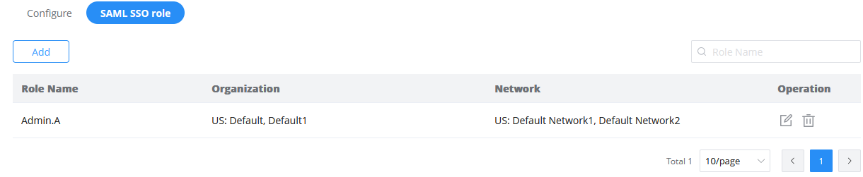 GDMS SAML SSO Add Role Parameters - Documentation Center