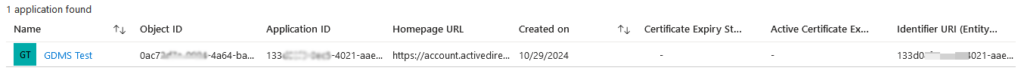4-GDMS App Created - Documentation Center