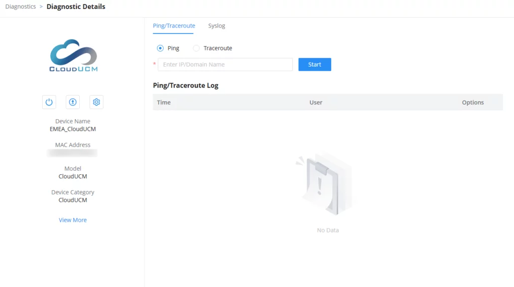 CloudUCM Diagnostics Tools - Documentation Center