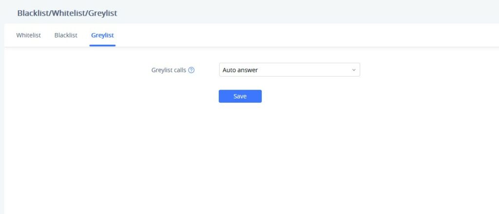 Greylist calls - Documentation Center