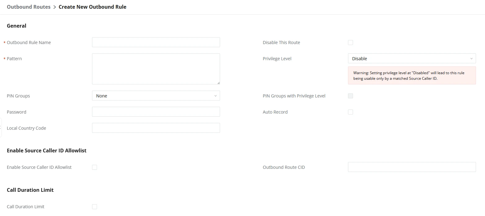 Outbound-Rule-Page - Documentation Center
