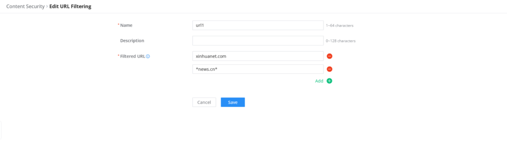 URL rules - Documentation Center