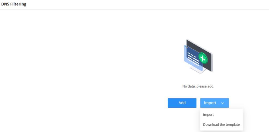 DNS Filtering Configurations - Documentation Center