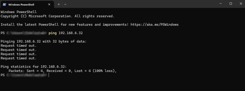 PING inbound rule - Documentation Center