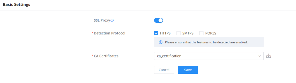 SSL certificate added - Documentation Center