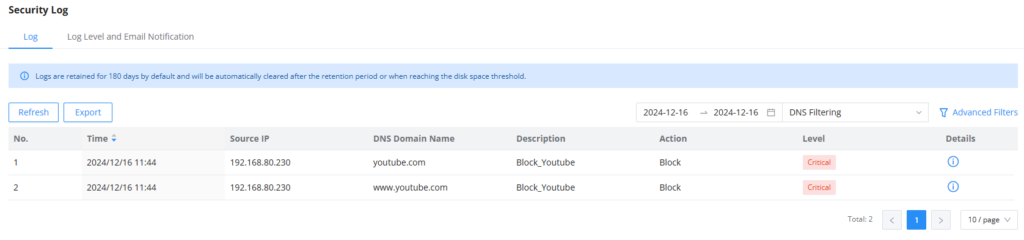 access blocked - Documentation Center