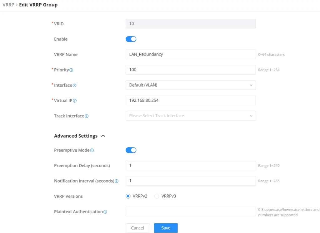 add-edit-vrrp-group - Documentation Center
