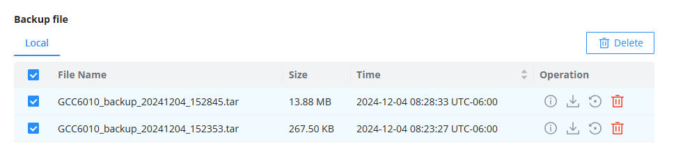 gcc_backup_file - Documentation Center