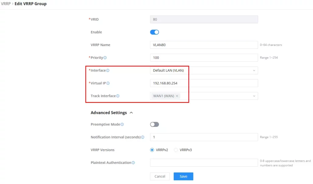 single-isp-add-lan-vrrp - Documentation Center