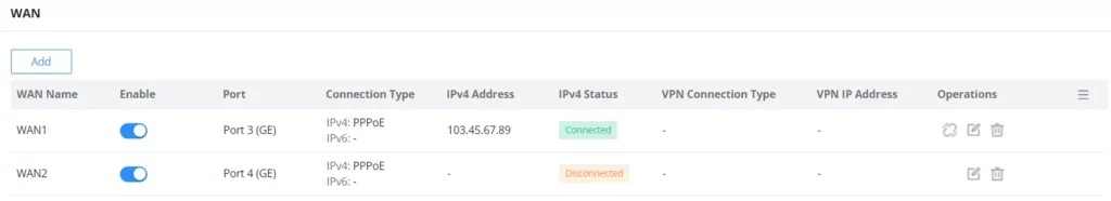 standy-wan-page - Documentation Center