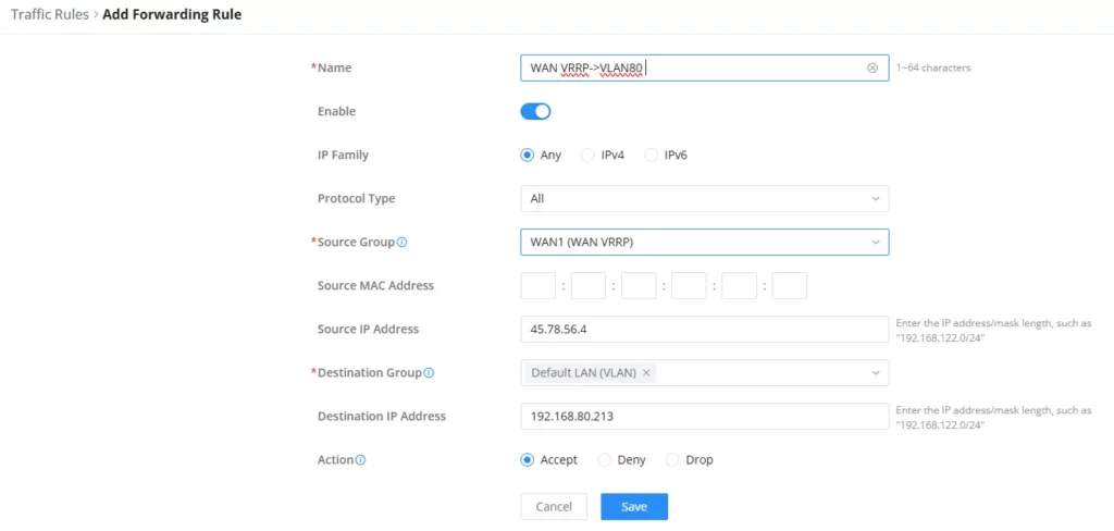 vrrp-firewall - Documentation Center