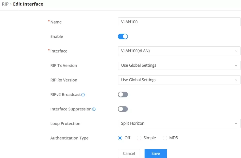 RIP-interface-settings-add-interface - Documentation Center