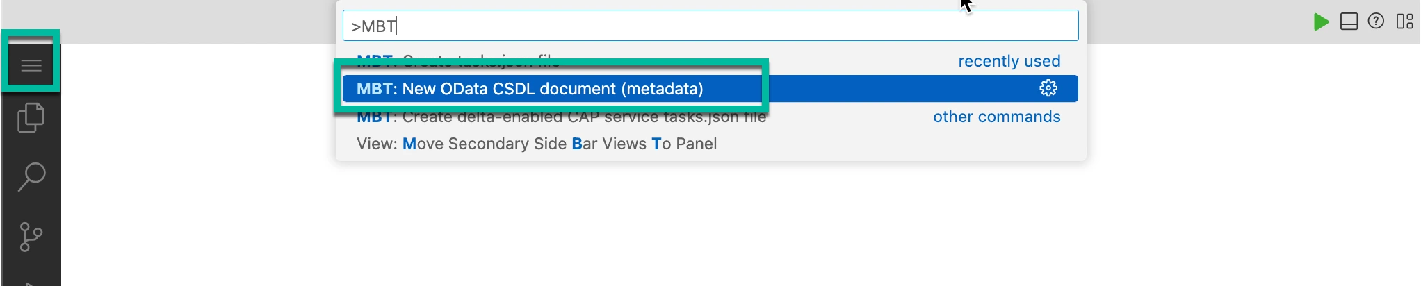 Create new Odata doc - Documentation Center