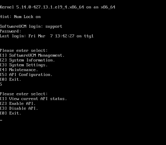 API-Configuration-Menu - Documentation Center