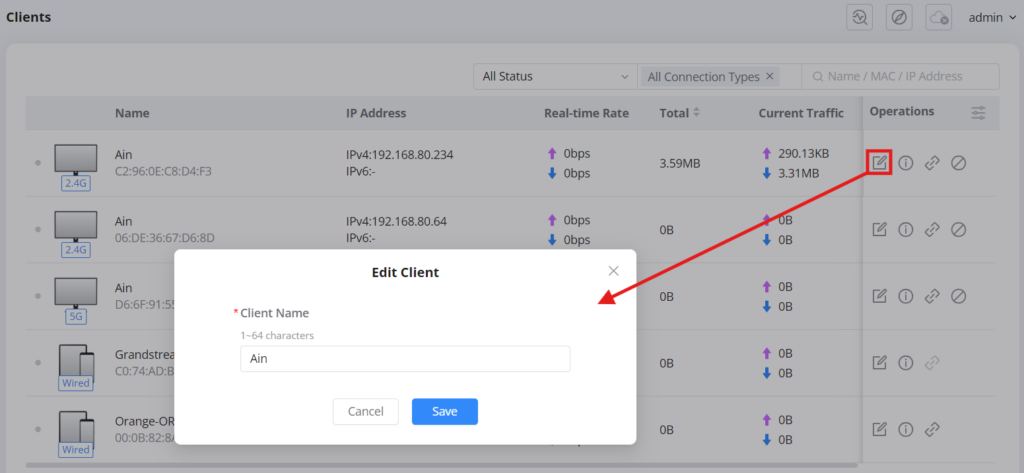 Clients-page-part-2-change-client-name-by-clicking-on-edit-icon - Documentation Center