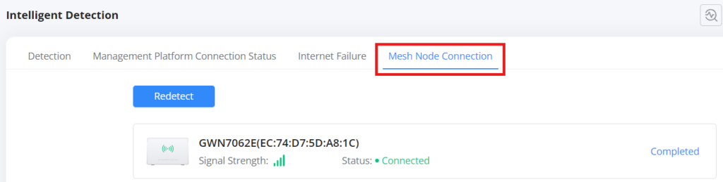 Intelligent-Detection-part-7-Mesh-Node-Connection-tab-after-clicking-detect - Documentation Center