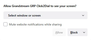 Screen Share Step4 - Documentation Center