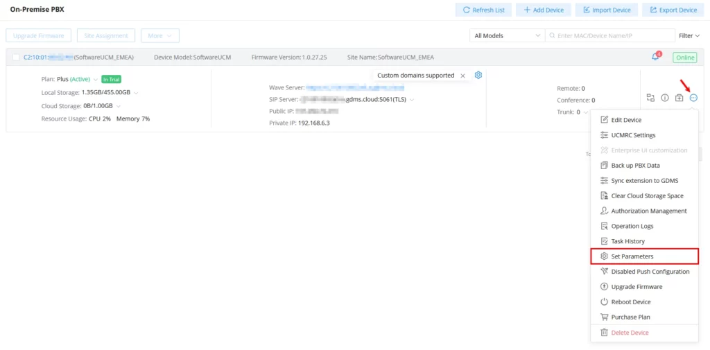 Set-SoftwareUCM-Parameters - Documentation Center