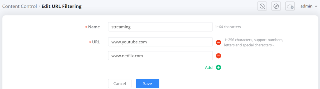content-control-part-2-after-clicking-add-button-on-url-filering - Documentation Center
