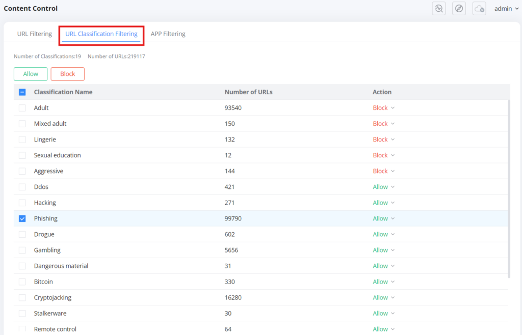 content-control-part-3-url-classifcation-filtering-allow-or-block-categories - Documentation Center