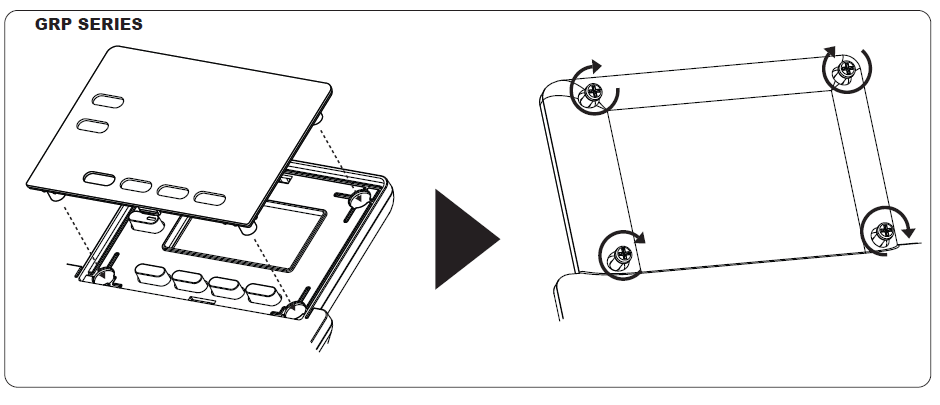 grp series faceplate mount - Documentation Center