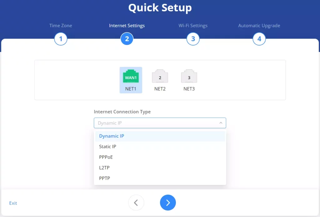 quick-setup-internet-settings - Documentation Center