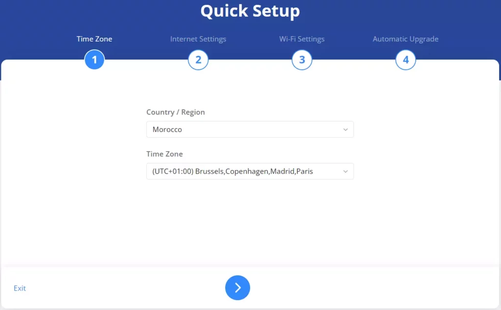 quick-setup-time-zone - Documentation Center