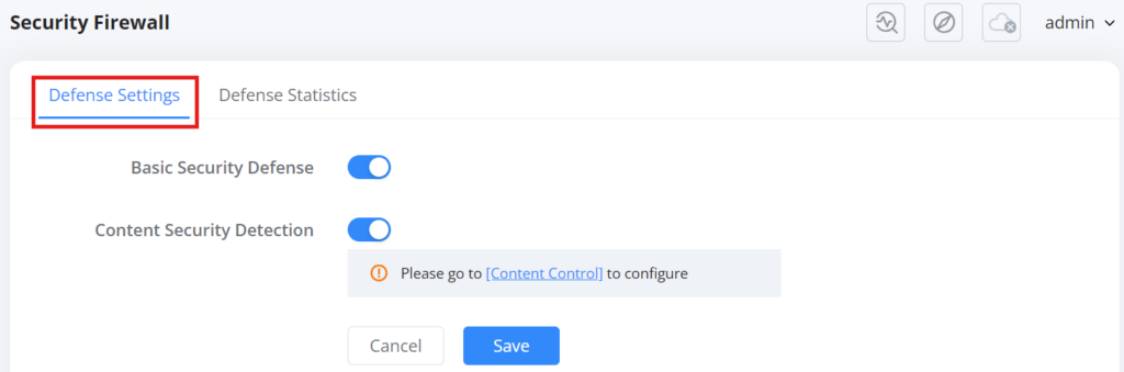 security-Firewall-part-1-Defense-Settings - Documentation Center
